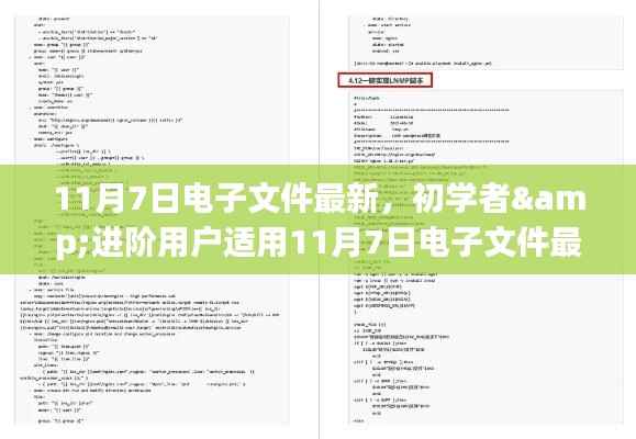 初学者与进阶用户适用的最新电子文件操作指南（11月7日更新版）