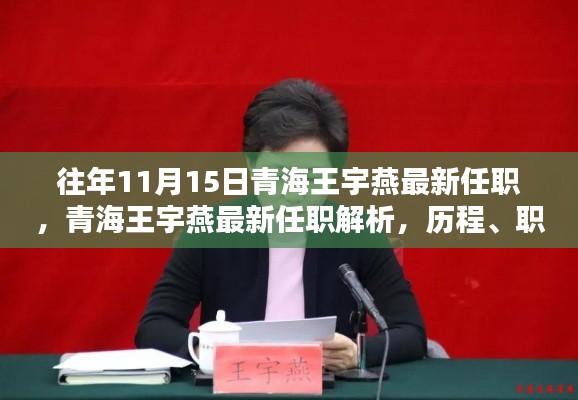 青海王宇燕最新任职历程、职责及影响解析