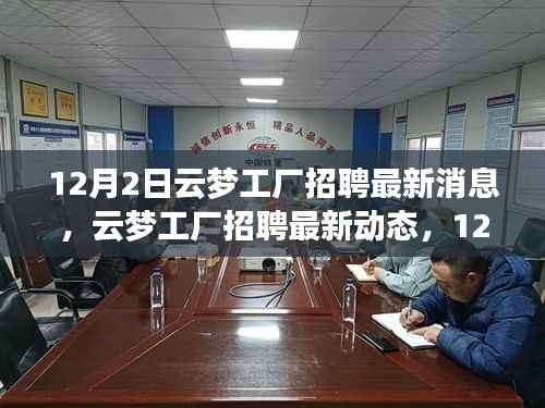 12月2日云梦工厂招聘最新动态深度解析,最新招聘信息一览