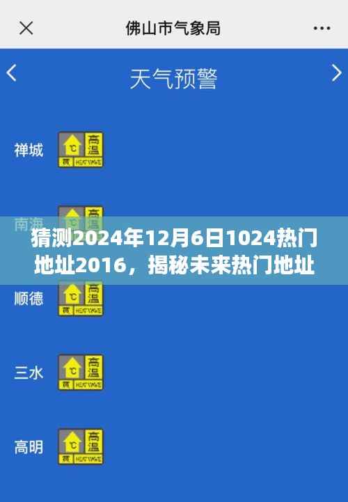 猜测2024年12月6日1024热门地址2016,揭秘未来热门地址,预测2024年12月6日最受瞩目的地点——以十年前的视角解读未来趋势