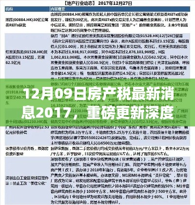 深度解读,最新房产税动态,重磅更新来袭