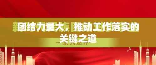 团结力量大,推动工作落实的关键之道