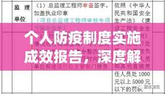 个人防疫制度实施成效报告，深度解读防疫措施执行情况