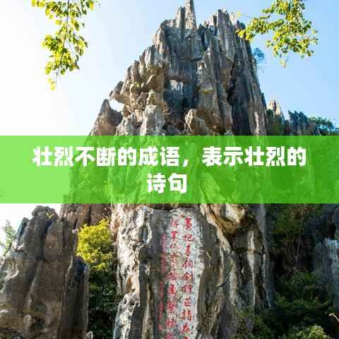 壮烈不断的成语,表示壮烈的诗句