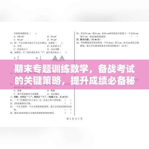 期末专题训练数学,备战考试的关键策略,提升成绩必备秘籍!
