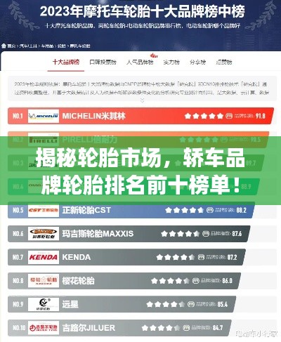 揭秘轮胎市场,轿车品牌轮胎排名前十榜单!