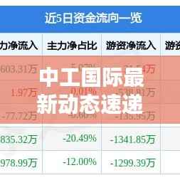 中工国际最新动态速递，今日消息一览无余